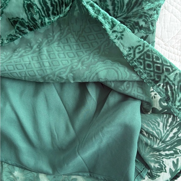 Soft Surroundings Vanetta Velvet Top Emerald 2X NWT - Picture 10 of 12